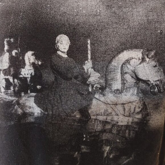 CIRQUE DU SOLEIL Eerie Creepy Black T-Shirt Fits Size Medium - Picture 2 of 3